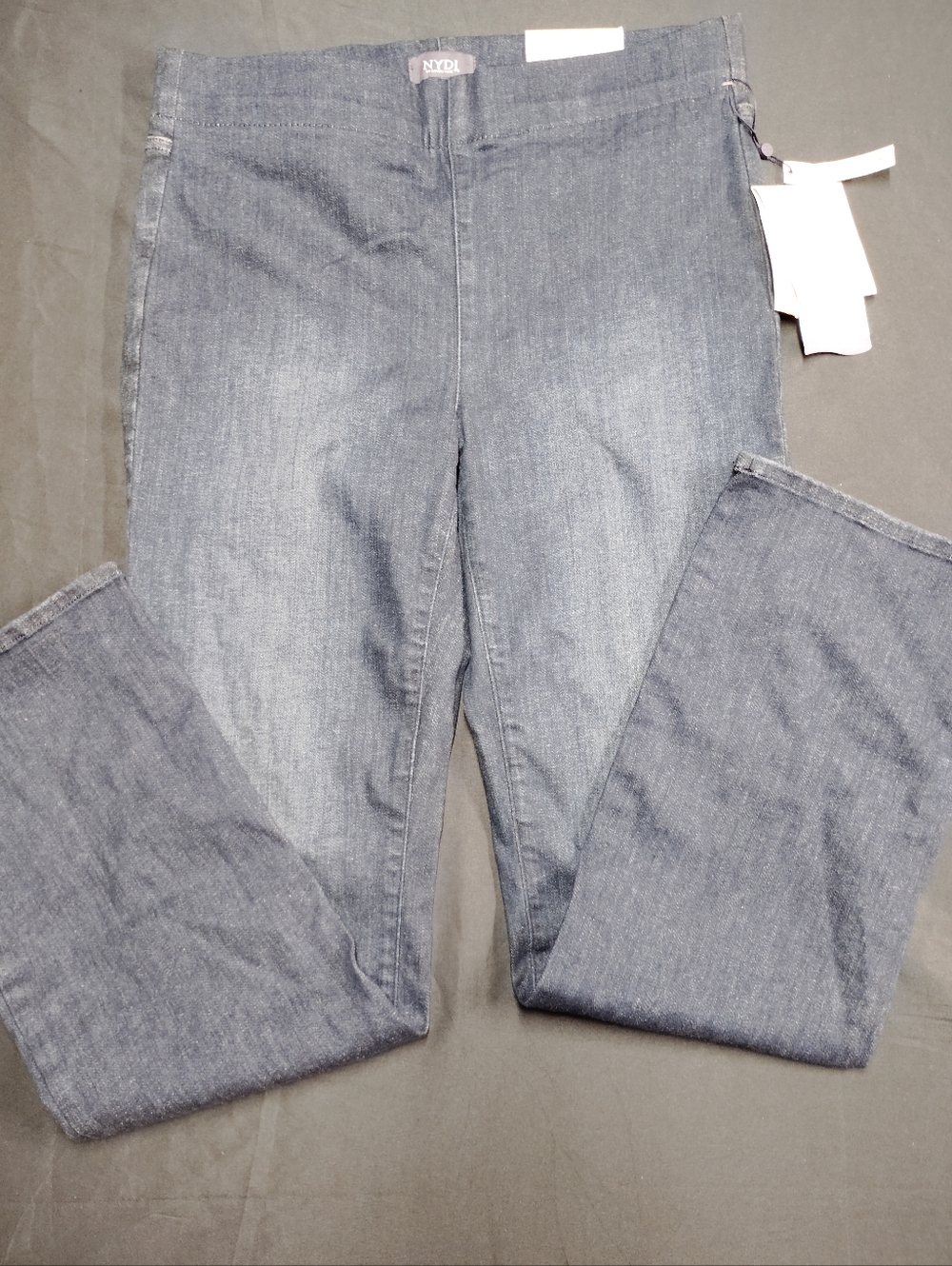 NYDJ Straight Leg Jeans in Dark Blue Wash